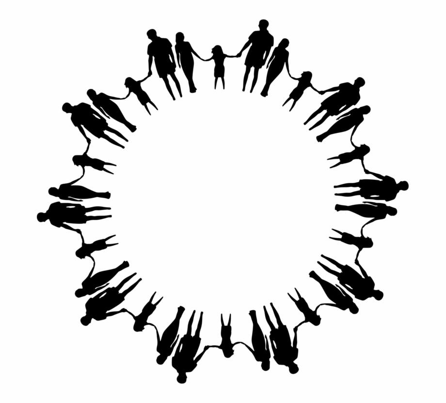 People Holding Hands in a Circle
